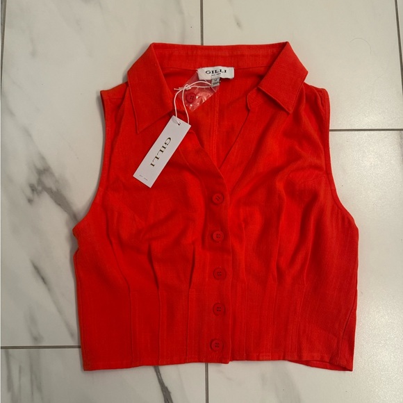 Guilt M linen Top AND Skirt - from Vici Collection - Picture 8 of 13